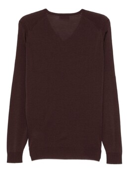 John Smedley: Коричневый свитер 