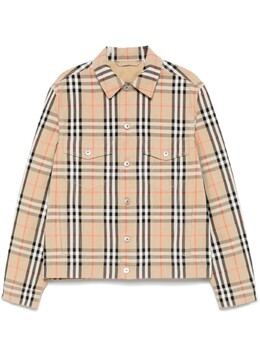 Burberry: Куртка в клетку 