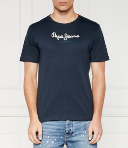 Pepe Jeans London: Тёмная футболка 