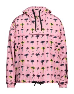 Moncler: Розовая куртка 
