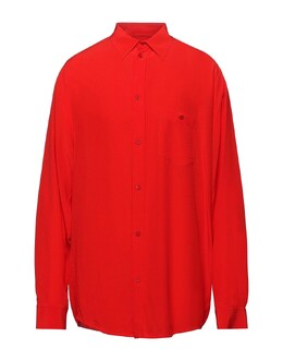 Balenciaga: Красная рубашка 
