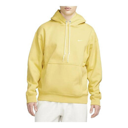 Nike: Толстовка  Solo Swoosh с капюшоном