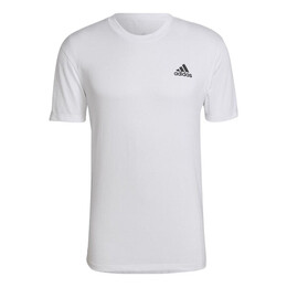 Adidas: Белая футболка  HEAT RDY