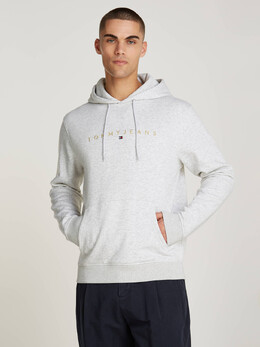 Tommy Jeans: Серая толстовка 