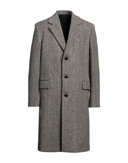 Bottega Veneta: Серое пальто 