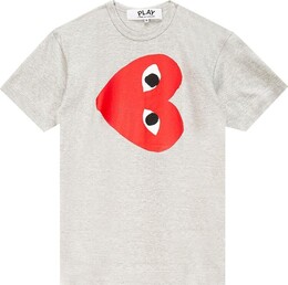 Comme Des Garçons Play: Серая футболка  Heart
