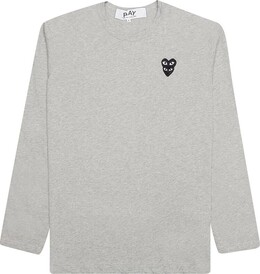 Comme Des Garçons Play: Футболка  Heart с длинным рукавом
