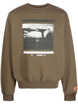Heron Preston: Толстовка с принтом 