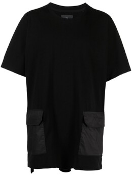 Y-3: Чёрная футболка 