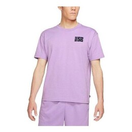 Nike: Фиолетовая футболка 