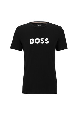 BOSS: Чёрная футболка 