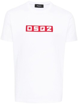 Dsquared2: Белая футболка  DSQ2