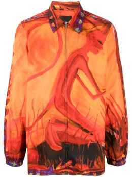 Givenchy: Рубашка с принтом 