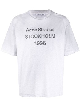 Acne Studios: Серая футболка 