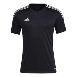 Adidas: Чёрная футболка  Tiro