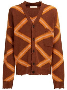 Marni: Коричневый кардиган 