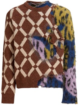 Marni: Коричневый свитер 