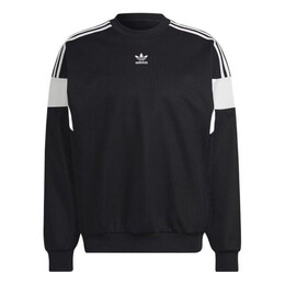 Adidas: Чёрная толстовка  Adicolor