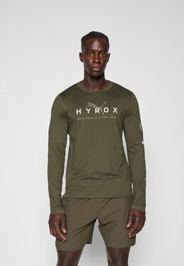 PUMA: Футболка  Run с длинным рукавом