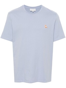 Maison Kitsuné: Синяя футболка 