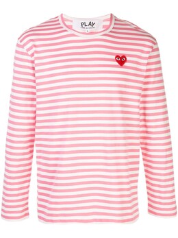 Comme Des Garçons Play: Футболка в полоску 