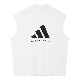 Adidas: Белый жилет 