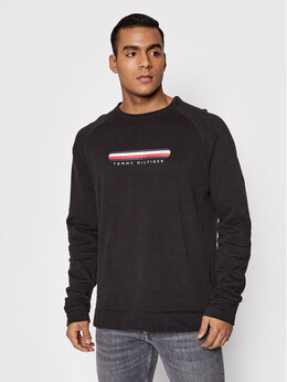 Tommy Hilfiger: Чёрная толстовка 