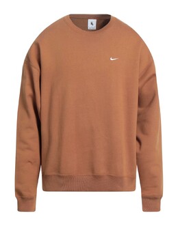 Nike: Коричневая толстовка 