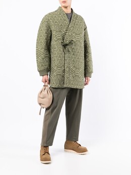 Maharishi: Зелёный пуховик 