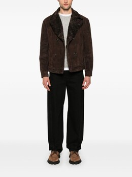 Brunello Cucinelli: Коричневая дублёнка 