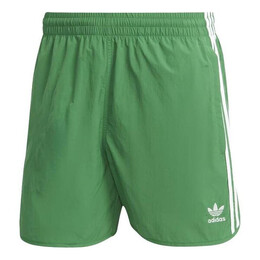 Adidas: Зелёные шорты  Adicolor Classics