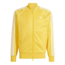 Adidas: Жёлтая куртка  Adicolor