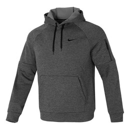 Nike: Толстовка  Therma с капюшоном
