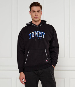 Tommy Jeans: Чёрная толстовка 