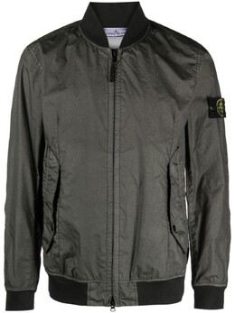 Stone Island: Зелёная куртка  Compass