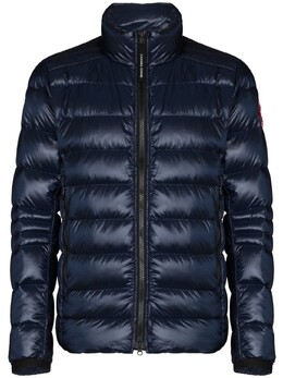 Canada Goose: Синий пуховик  Crofton