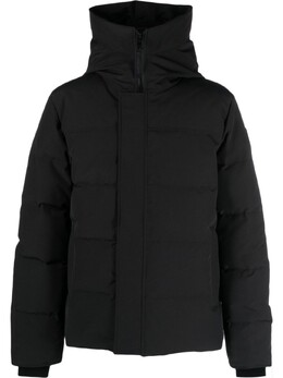 Canada Goose: Чёрный пуховик 