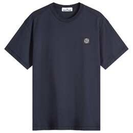 Stone Island: Синяя футболка 