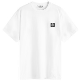 Stone Island: Белая футболка 