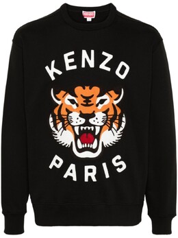 Kenzo: Чёрная толстовка  Tiger