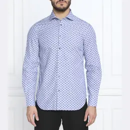 Emporio Armani: Синяя рубашка 