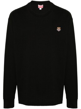 Kenzo: Чёрная футболка 