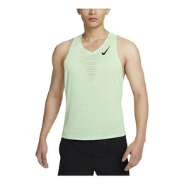 Nike: Зелёный жилет  Dri FIT