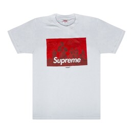 Supreme: Белая футболка  Samurai