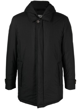 Corneliani: Чёрный пуховик 