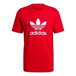 Adidas: Красная футболка  Adicolor