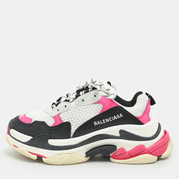 Balenciaga: Многоцветные кроссовки  Triple S