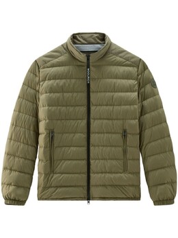 Woolrich: Зелёный пуховик 