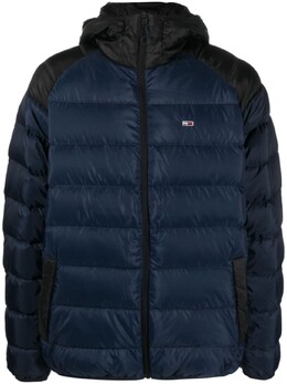 Tommy Jeans: Синий пуховик 