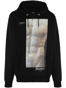 Balmain: Толстовка с принтом 